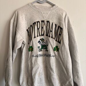 Notre Dame Gray Sweater